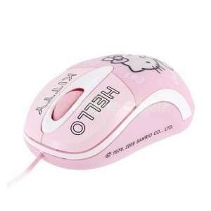    Kitty KT 0045 1600DPI USB 3D Optical Mouse Pink Electronics