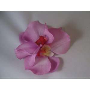 Double Lavender Purple Orchid Flower Hair Clip Beauty
