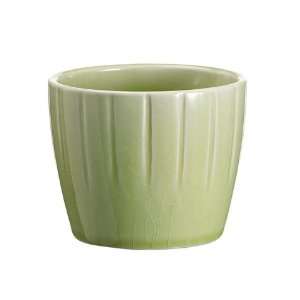  3.5Dx2.75H Ceramic Pot Green (Pack of 12)