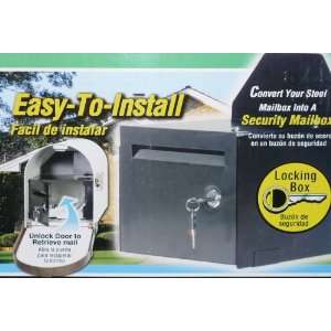   Your Steel Mailbox into a Security Mailbox Patio, Lawn & Garden