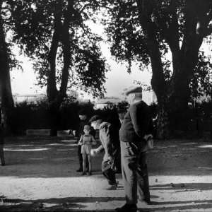  Frances Favorite Outdoor Game, Boules, Played in Shade of 