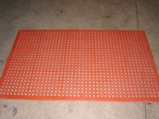 Anti fatigue Rubber Kitchen Mat   Red Grease Resistant  