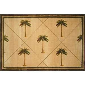  Palm Fronds   39 x 58 Play Rug FTQ 231 3958 Baby