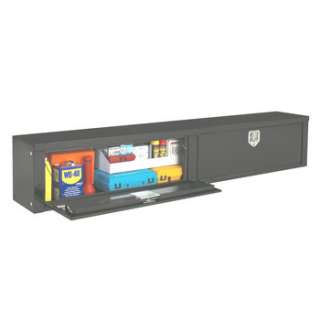 JOBOX 78 Long Steel Heavy Duty Topside Box with Shelf   Black 877982 
