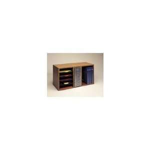   storage, melamine laminated, medium oak (FEL25052) Category Sorter