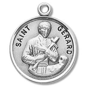  Sterling Silver Patron Saint St Gerard Catholic Religious 