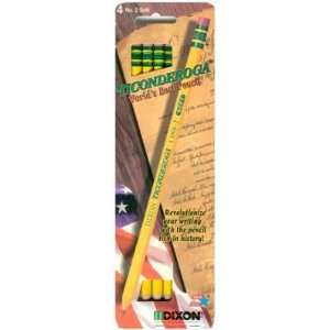 Ticonderoga Sharpened Pencils, 4 Count (6 Pack) Office 