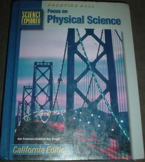 Prentice Hall FOCUS PHYSICAL Science 8th GRADE 8 TEXT 9780130443458 