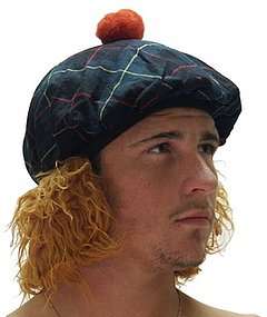 See you Jimmy Hat Ginger Hair Scottish MacKenzie Tartan  