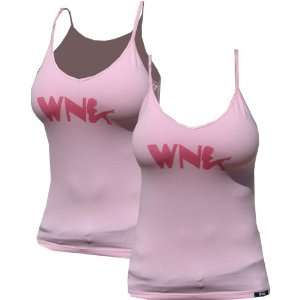  WNK Wear Pink Logo Camisole Built In Bra Tank Top Pink 