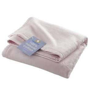  Hippychick Fleece Blanket 100x75cm   Pale Pink Baby