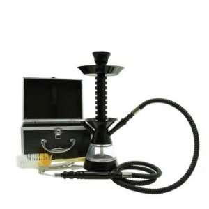   Black Espresso Hookah Shisha Hookah with Case 16 inches Everything
