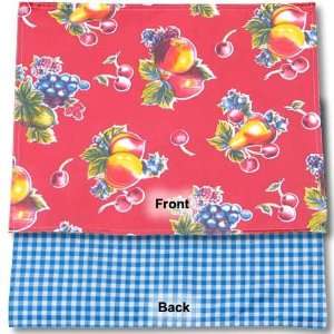  Fruit Melody Reversible Oilcloth Placemat