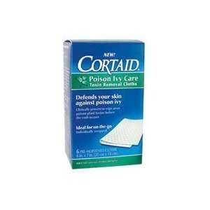  Cortaid Poison Ivy Care Toxin Removal Cloths 6 ea Health 