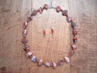   large chunks of Mexican opal, faceted tourmaline, Bali silver necklace