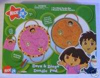 NICK JR. Dora and Diego Drawing Doodle Pad NEW  