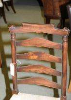 Oak Ladderback Farmhouse Kitchen Chairs Chair  