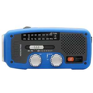 Solar Dynamo Powered Radio, Blue NFR160WXBL  