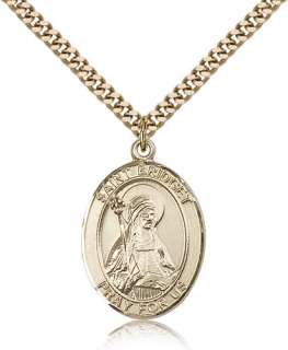 Gold Filled St. Bridget of Sweden Medal Saint Protector  