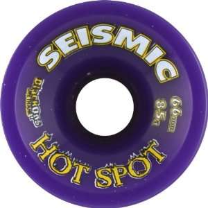   Hot Spot 66mm 85a Tran.purple Clear Skate Wheels