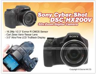 Sony Cyber Shot DSC HX200V Digital Camera +32GB SDHC Class 10 Card HX 