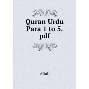  Quran Urdu Para 1 to 5.pdf Allah Books