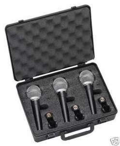 SAMSON R21 3 PACK MIC SET WITH 40 XLR CABLES NEW  
