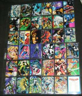 SPIDER MAN 1992 McFarlane Era 90 Card Set. This is the Blue Backed Set 