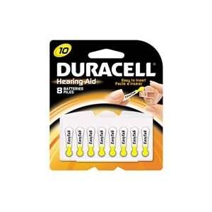  Duracell Easy Tab Hearing Aid Batteries, #10, 8 ea Health 