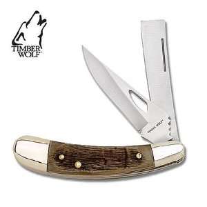  Timber Wolf 2 Blade Folding Pocket Razor Knife