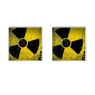   Uranium Plutonium Lead Pig Square Cufflinks Unique Accessorie  