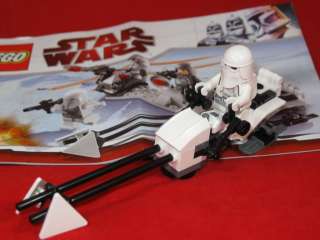 LEGO Star CLONE WARS 8084 SPEEDER BIKE Snowtrooper ARMY Troop TROOPER 