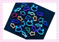 click to view image album 24 mini rings starfish dolphin