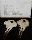 Key blank for THE CLUB Anti theft steering lock CB9 NP