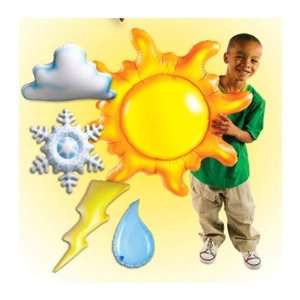    Learning Resources LER1803 Inflatable Weather Set Toys & Games