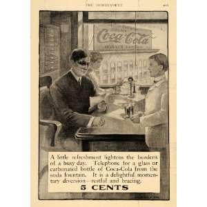  1906 Ad Coca Cola Co Restaurant Waiter Carbonated Drink 