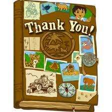 GO DIEGO GO Birthday Party Supplies ~ THANK YOU NOTES 661526953852 