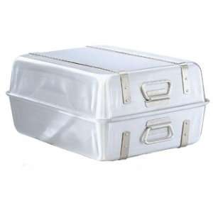   10 oz 24X18X4 3/4 Aluminum Roasting Pan Top and Bottom with Straps