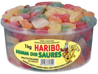 HARIBO   Tub   Smurfs   Cherries   Strawberries   1000 g   1350 g 