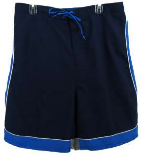 New Mens Nike Swim Suit Shorts Trunks Swimsuit Navy Blue, Bright Blue 