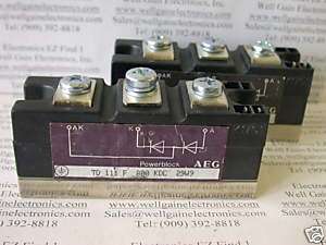 EUPEC TD111F800KDC POWER MODULE SCR+RECTIFIER 111A 800V  