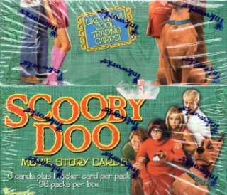 SCOOBY DOO MOVIE STORY TRADING CARDS BOX FACTORY SEALED  