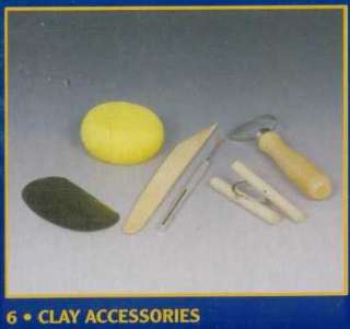   on a brand new set containing 32 clay tools (as pictured below