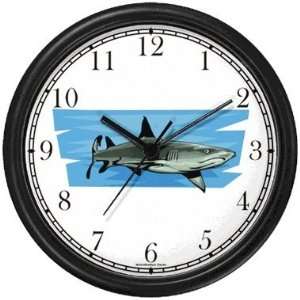  Shark No.2 Animal Wall Clock by WatchBuddy Timepieces (Hunter 