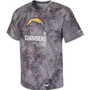 Reebok San Diego Chargers Sideline United Print Short Sleeve T Shirt 