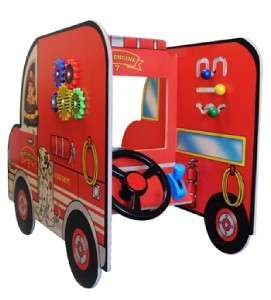 Fire Engine Truck Kids Activity Center Educational Toy  