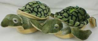 HAPPY FEET Animal Feet Sea Turtle slippers Size SMALL  