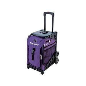 Riedell Zuca Purple Wheeled Skate Bag Size 18in x 10in x 24in Roller 