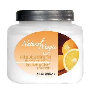  Natural Magic® Odor Absorbing Gel, Citrus, 8 Ounces (Pack 