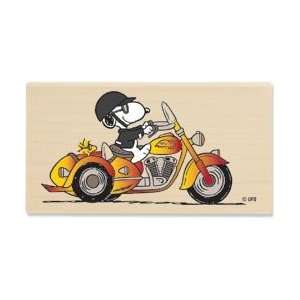 New   Peanuts Mounted Rubber Stamp 2X4   Snoopy & His Sidekick by 